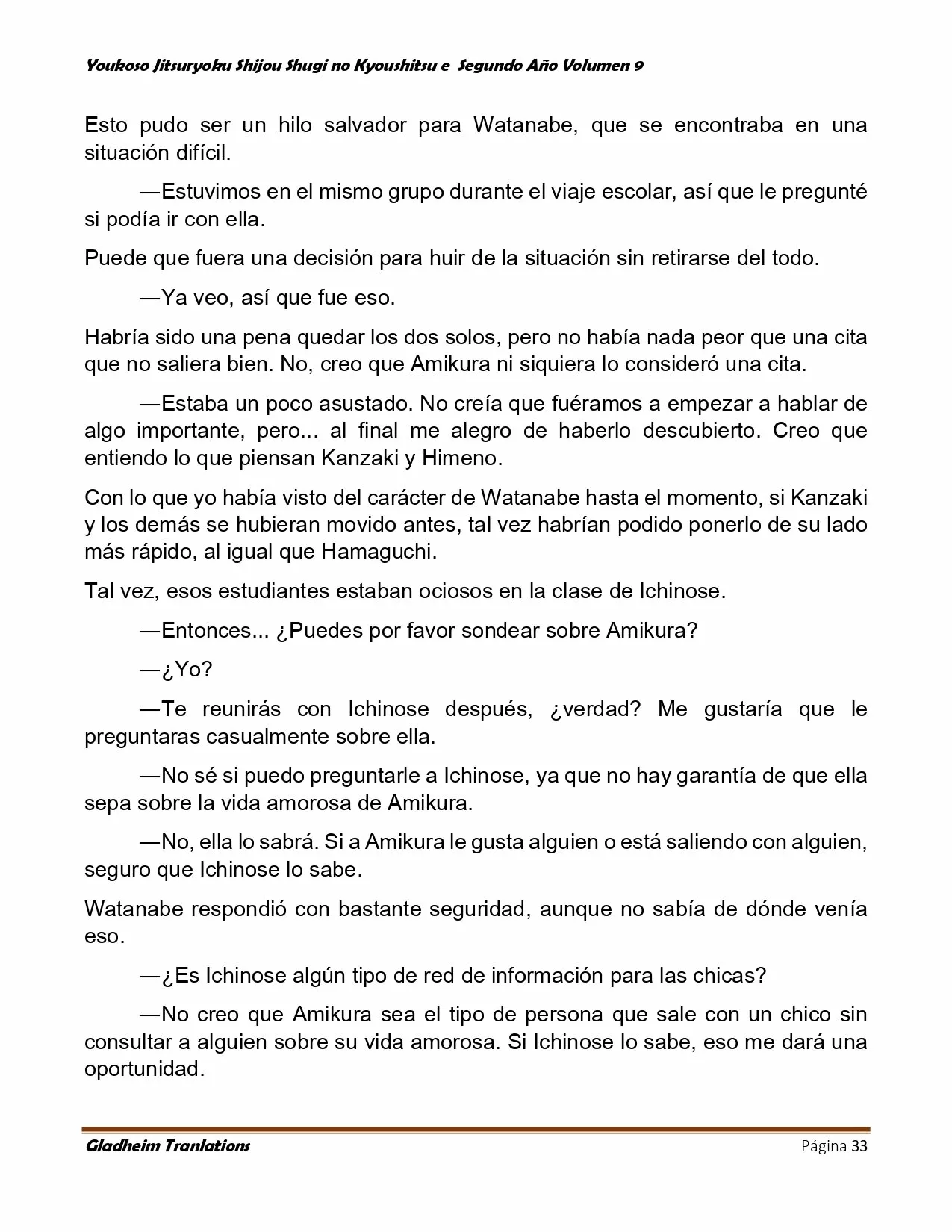 Página 33 del Manga