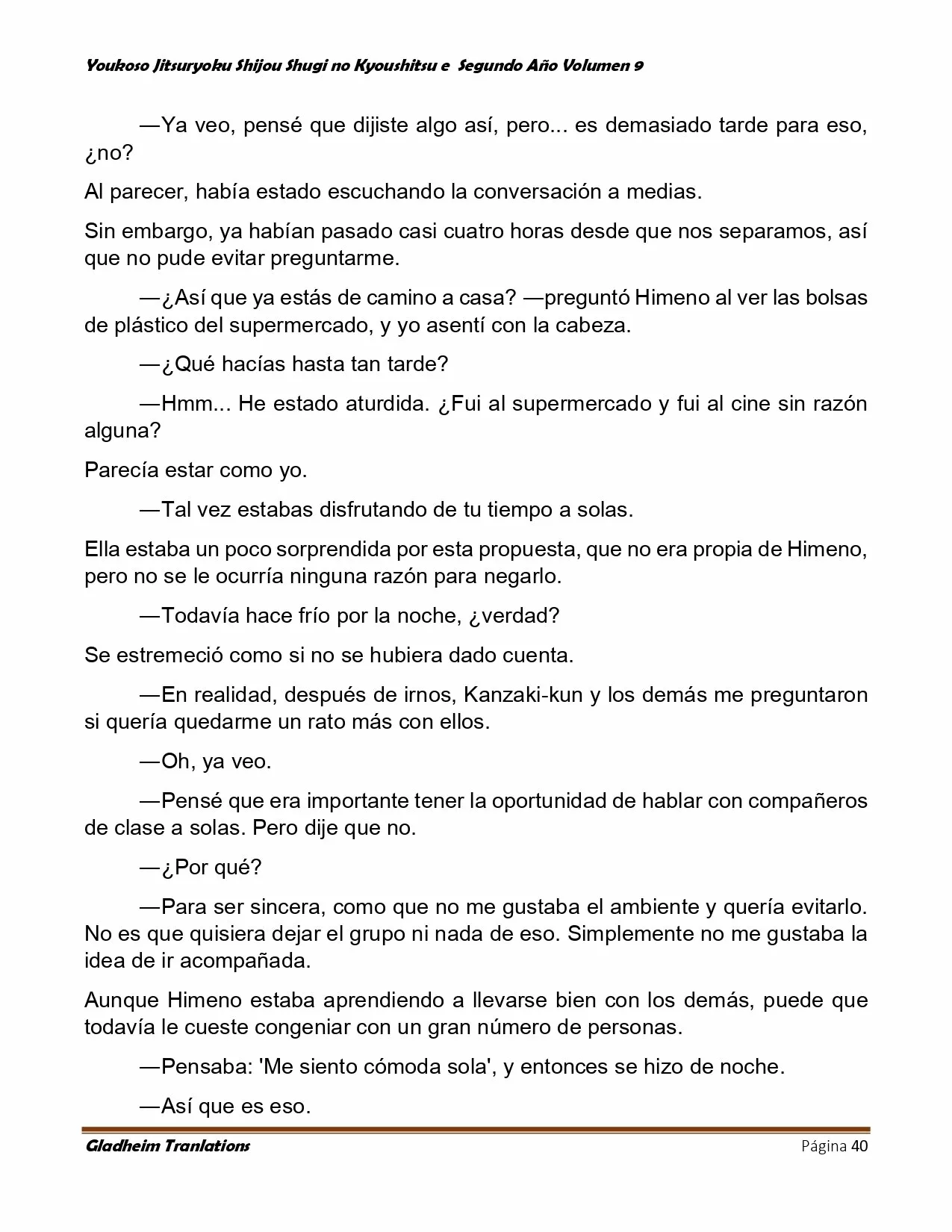 Página 40 del Manga