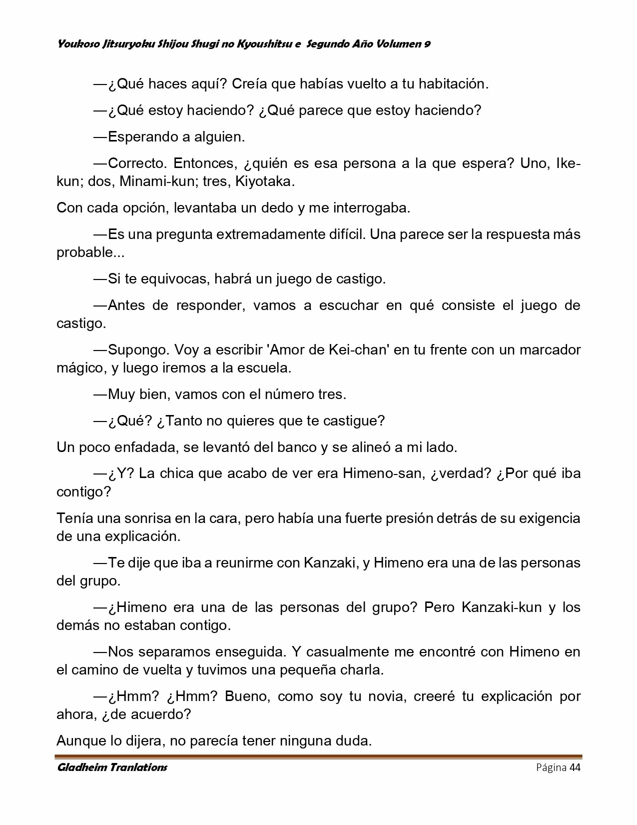 Página 44 del Manga