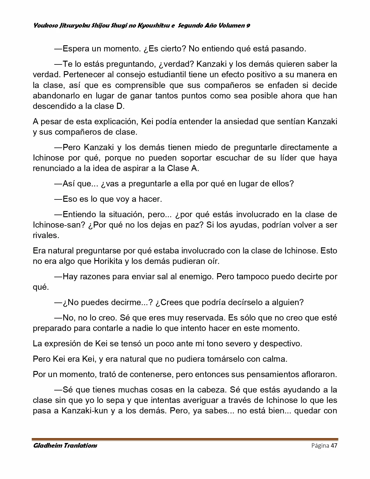 Página 47 del Manga