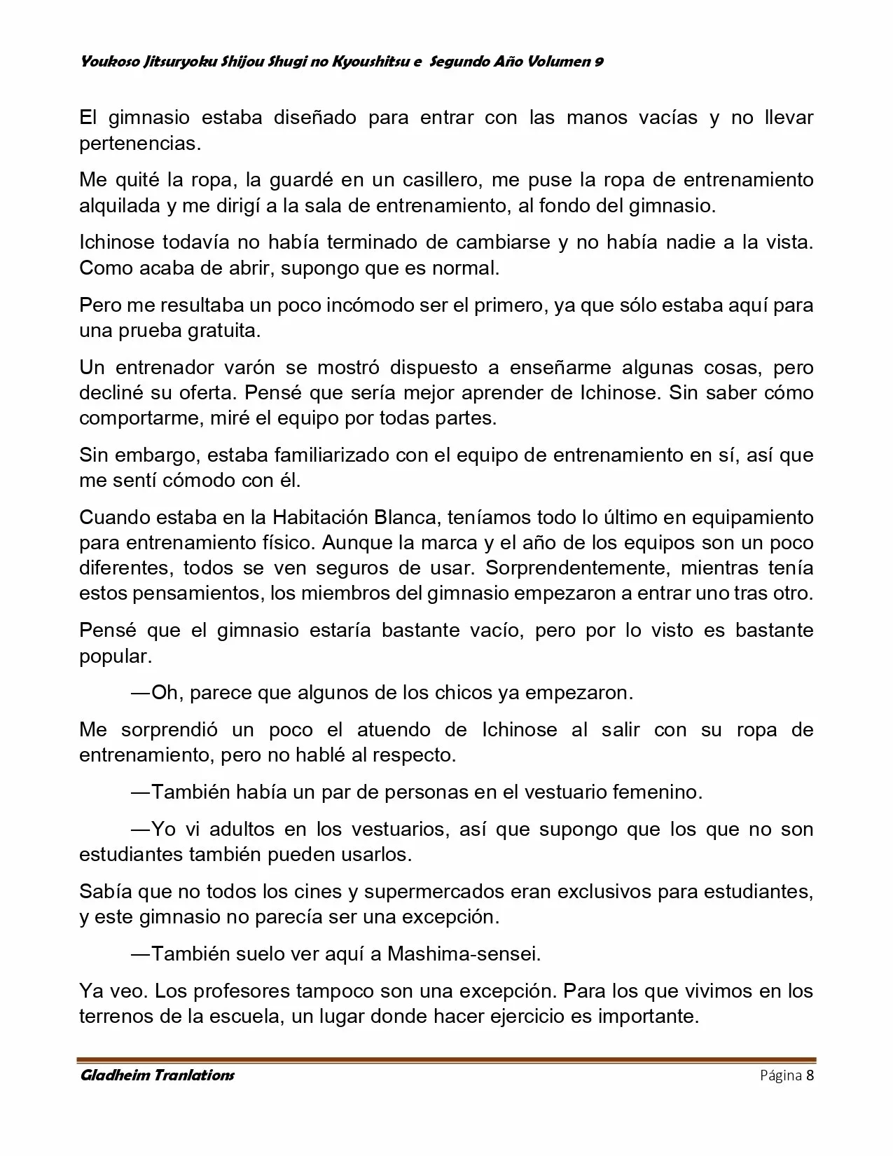 Página 8 del Manga