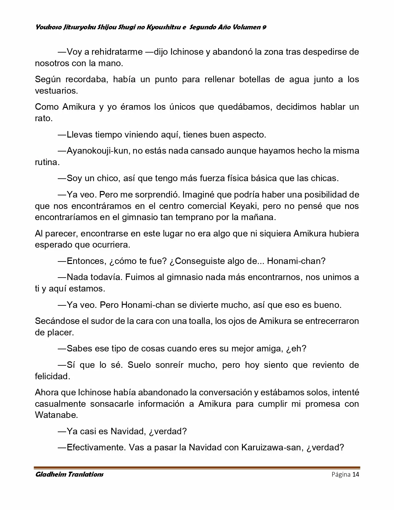 Página 14 del Manga