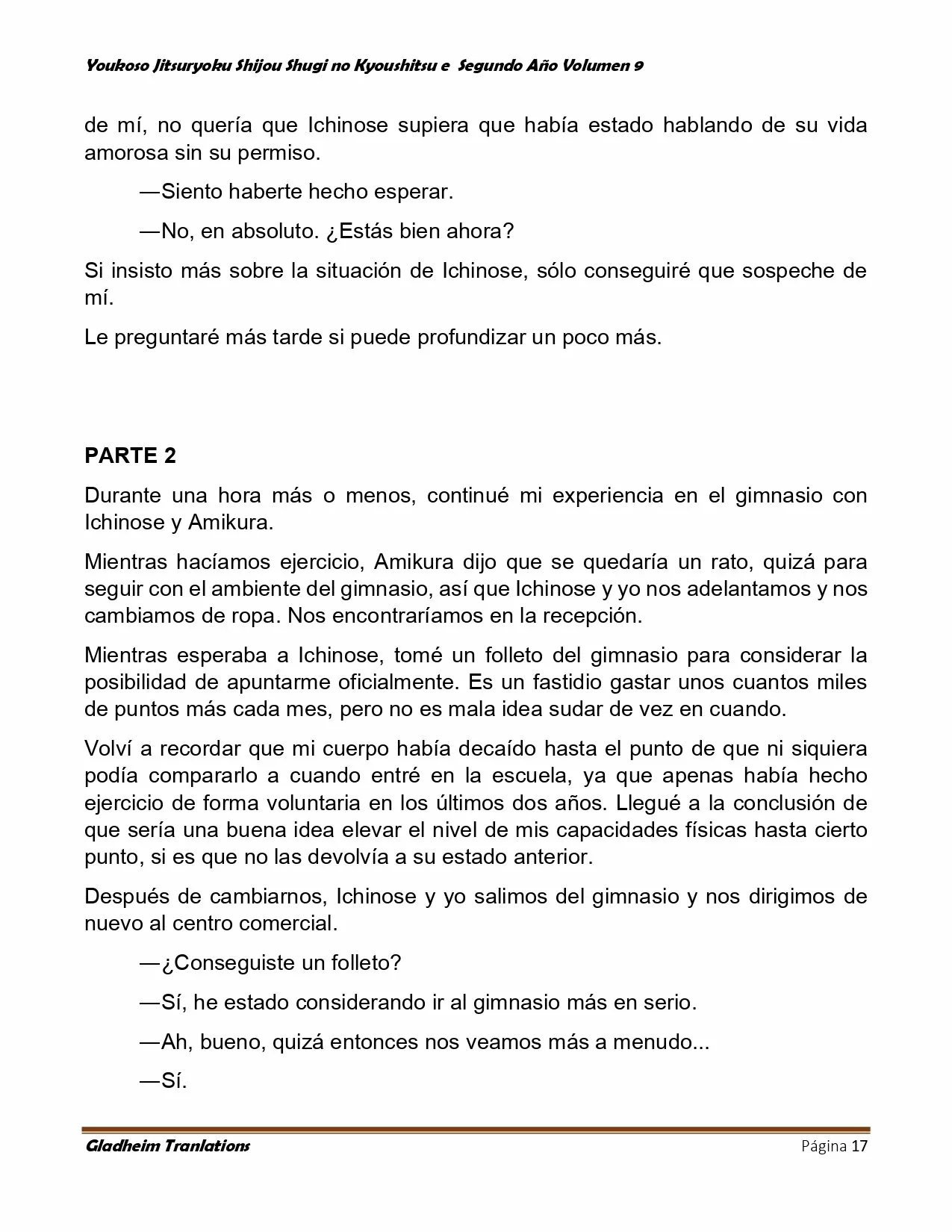 Página 17 del Manga