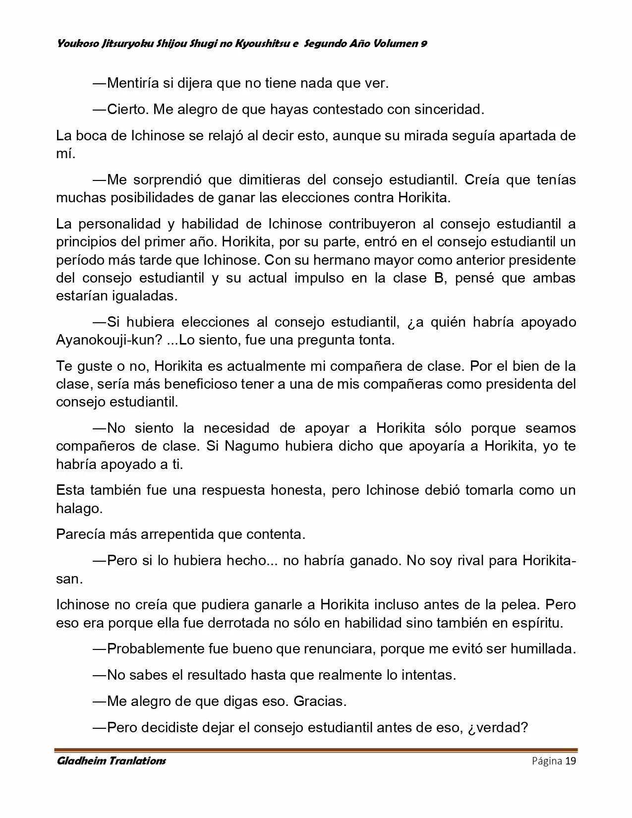 Página 19 del Manga