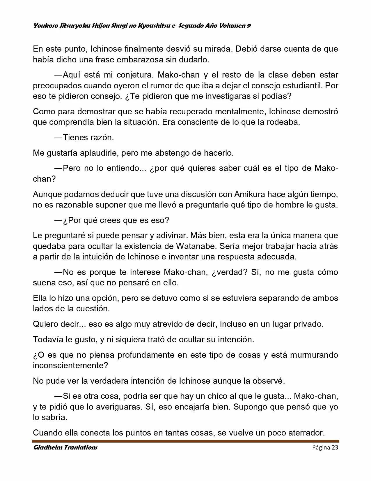 Página 23 del Manga