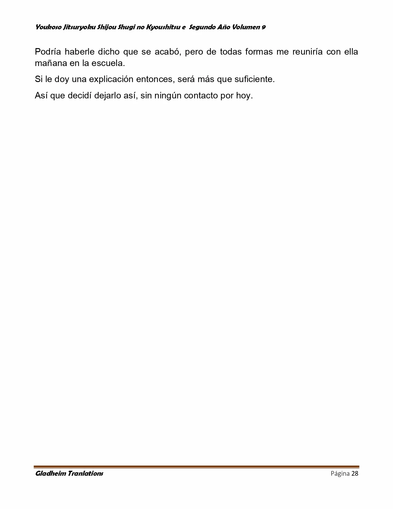 Página 28 del Manga