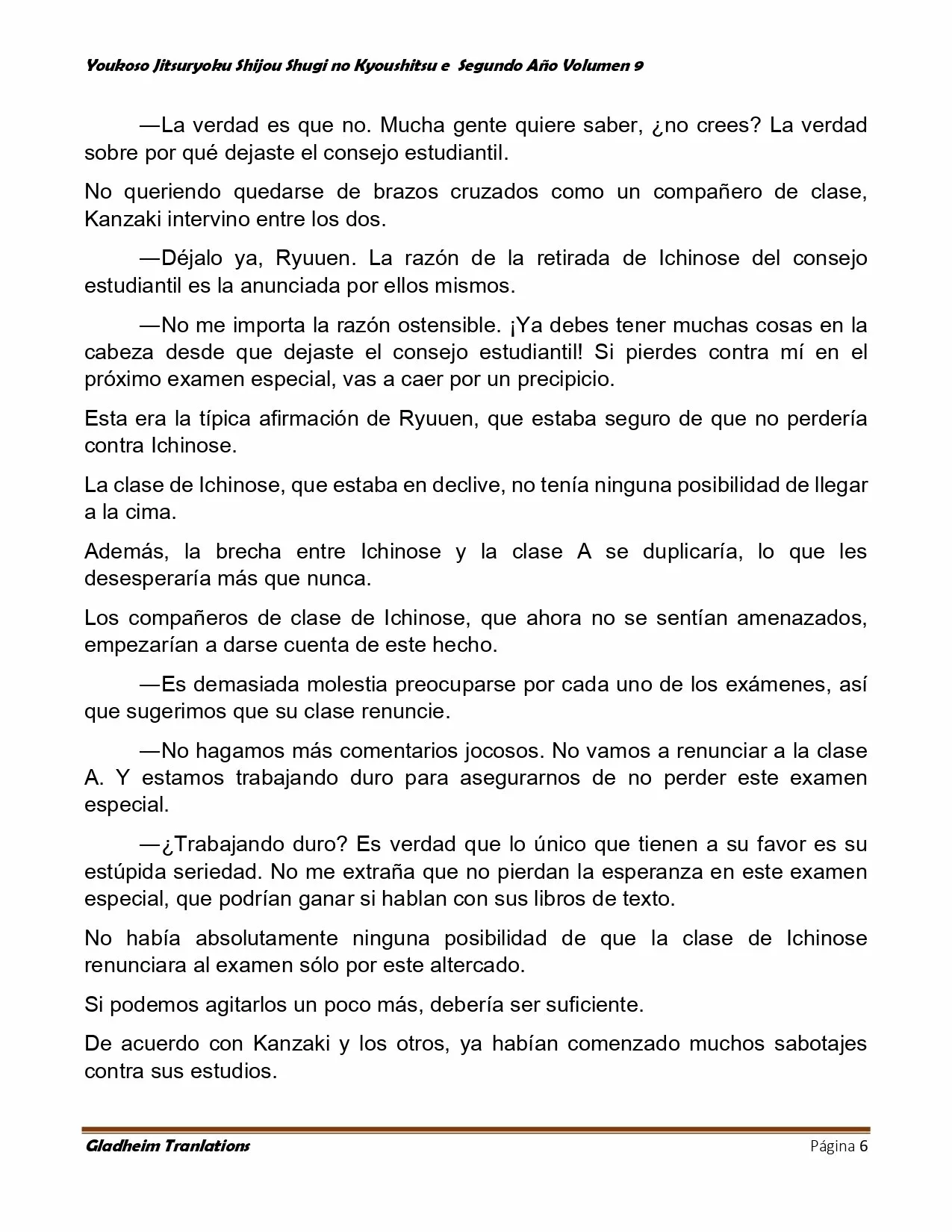 Página 6 del Manga