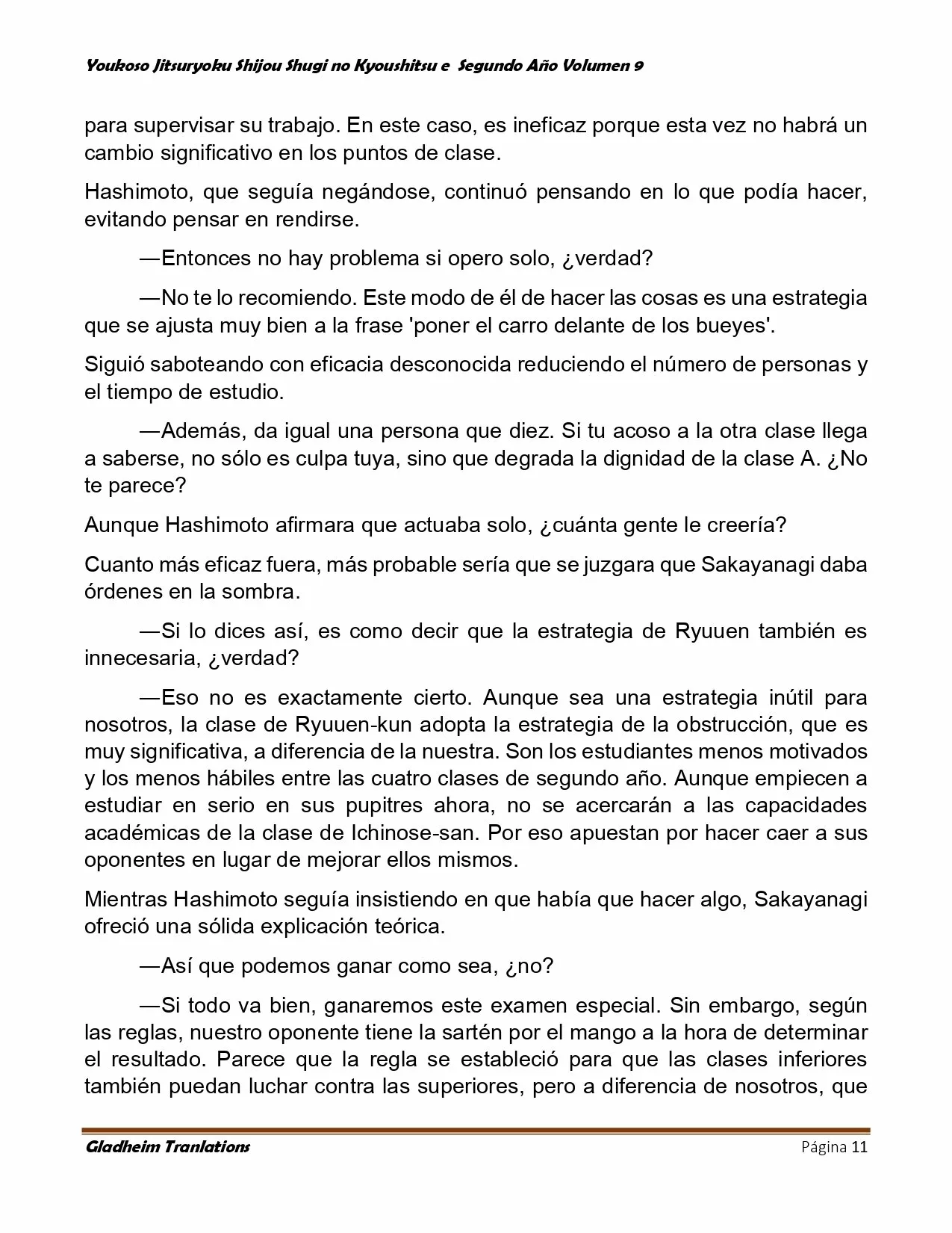 Página 11 del Manga