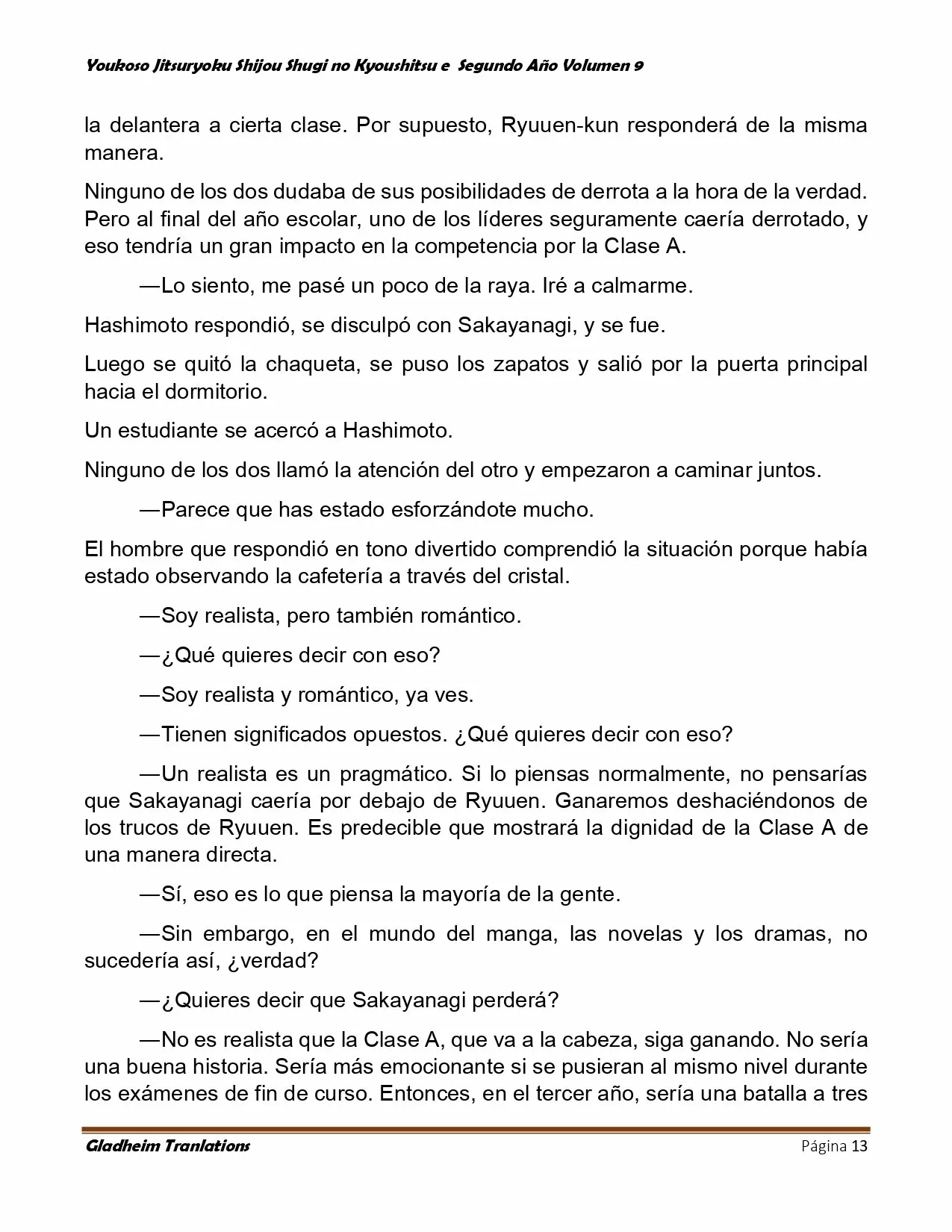 Página 13 del Manga