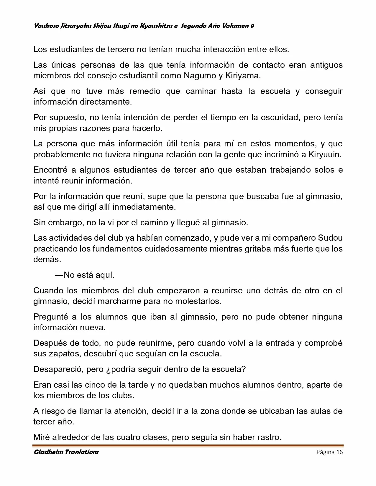 Página 16 del Manga