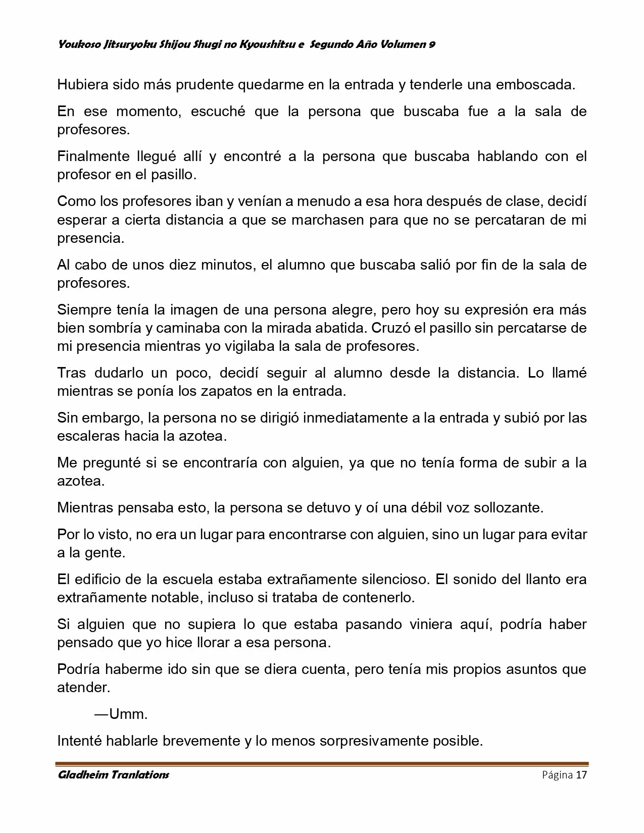 Página 17 del Manga