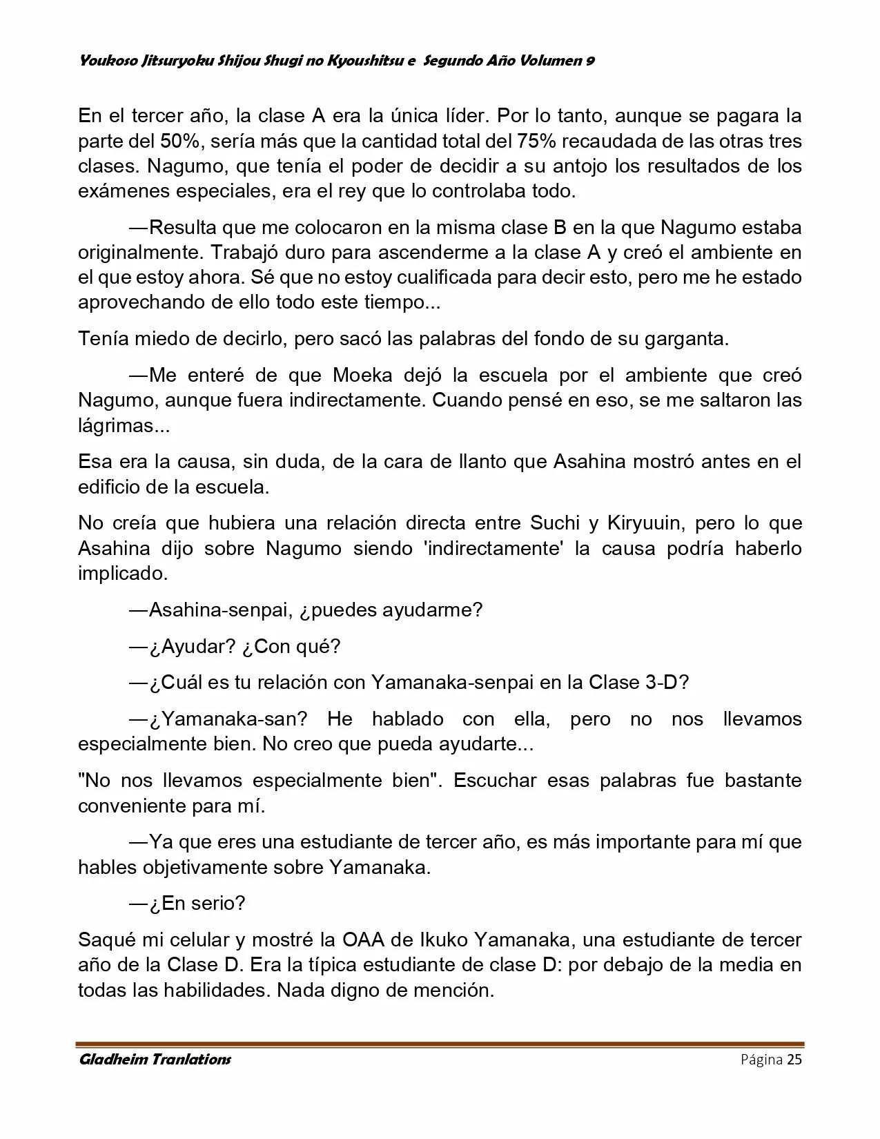 Página 25 del Manga