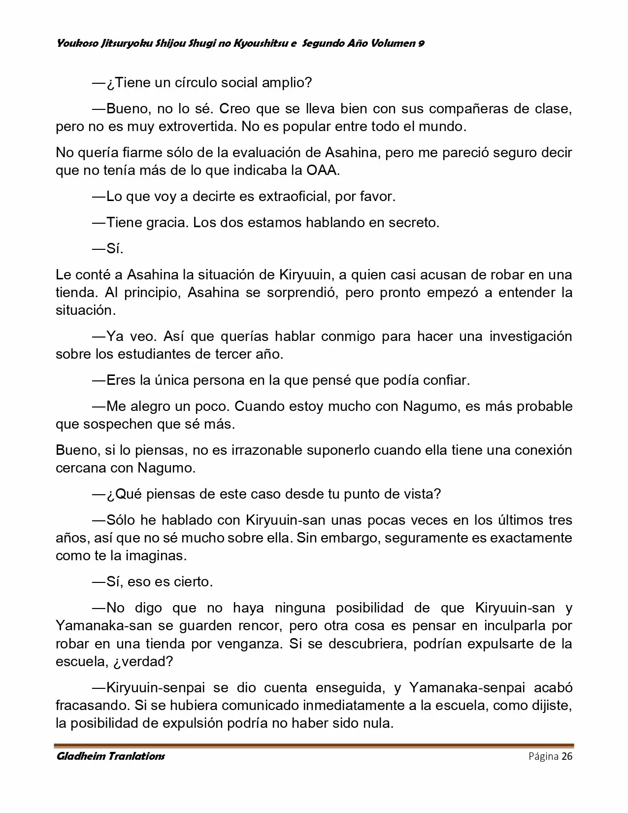 Página 26 del Manga