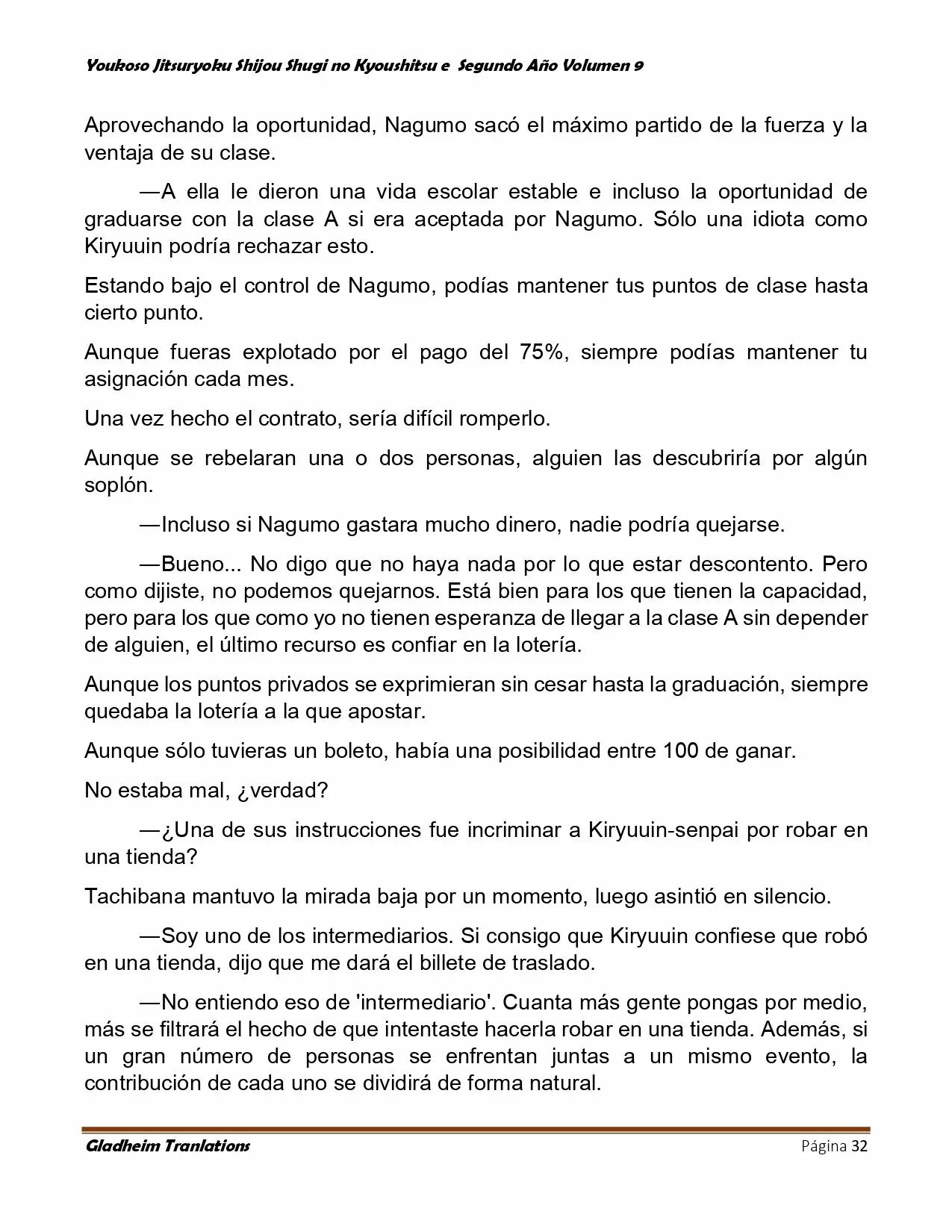 Página 32 del Manga