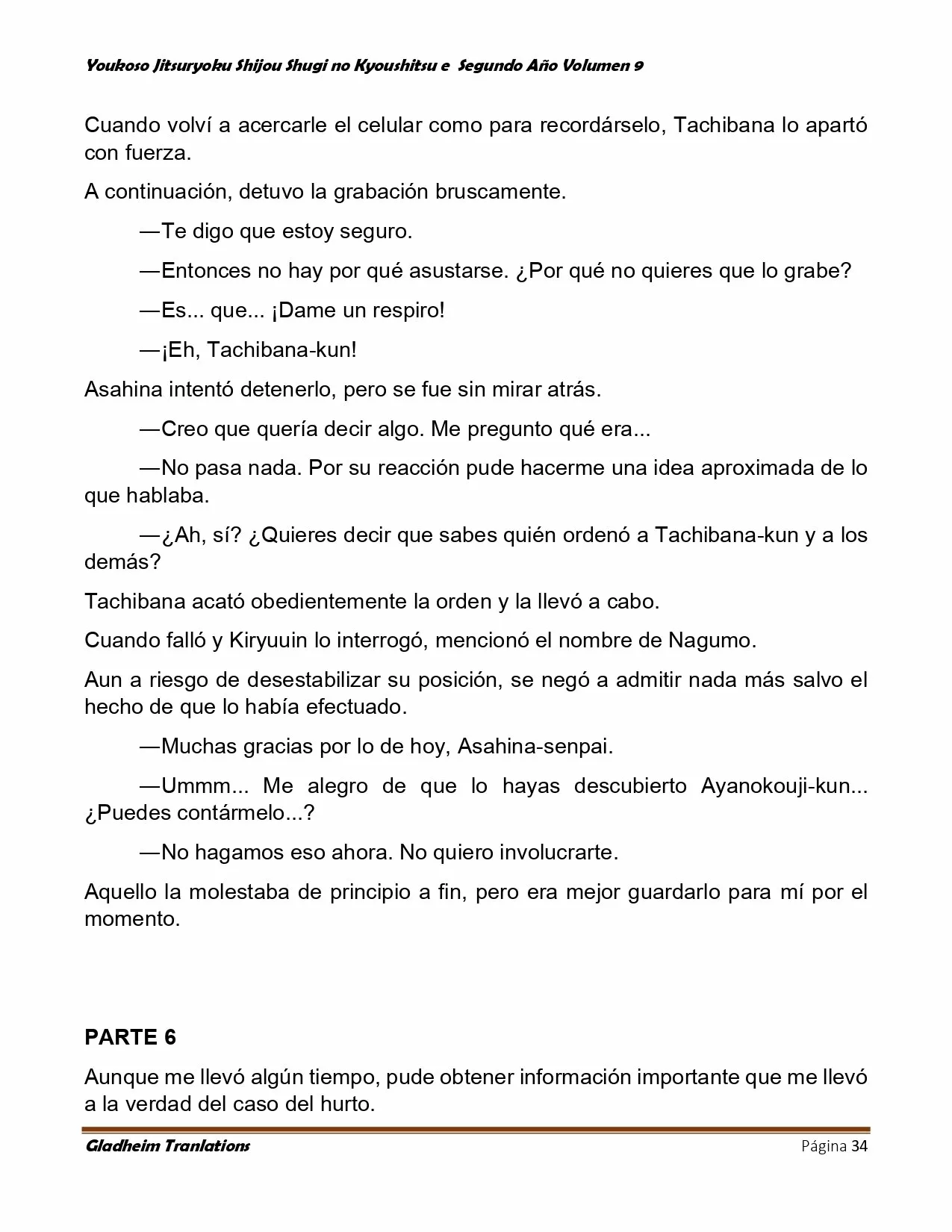 Página 34 del Manga