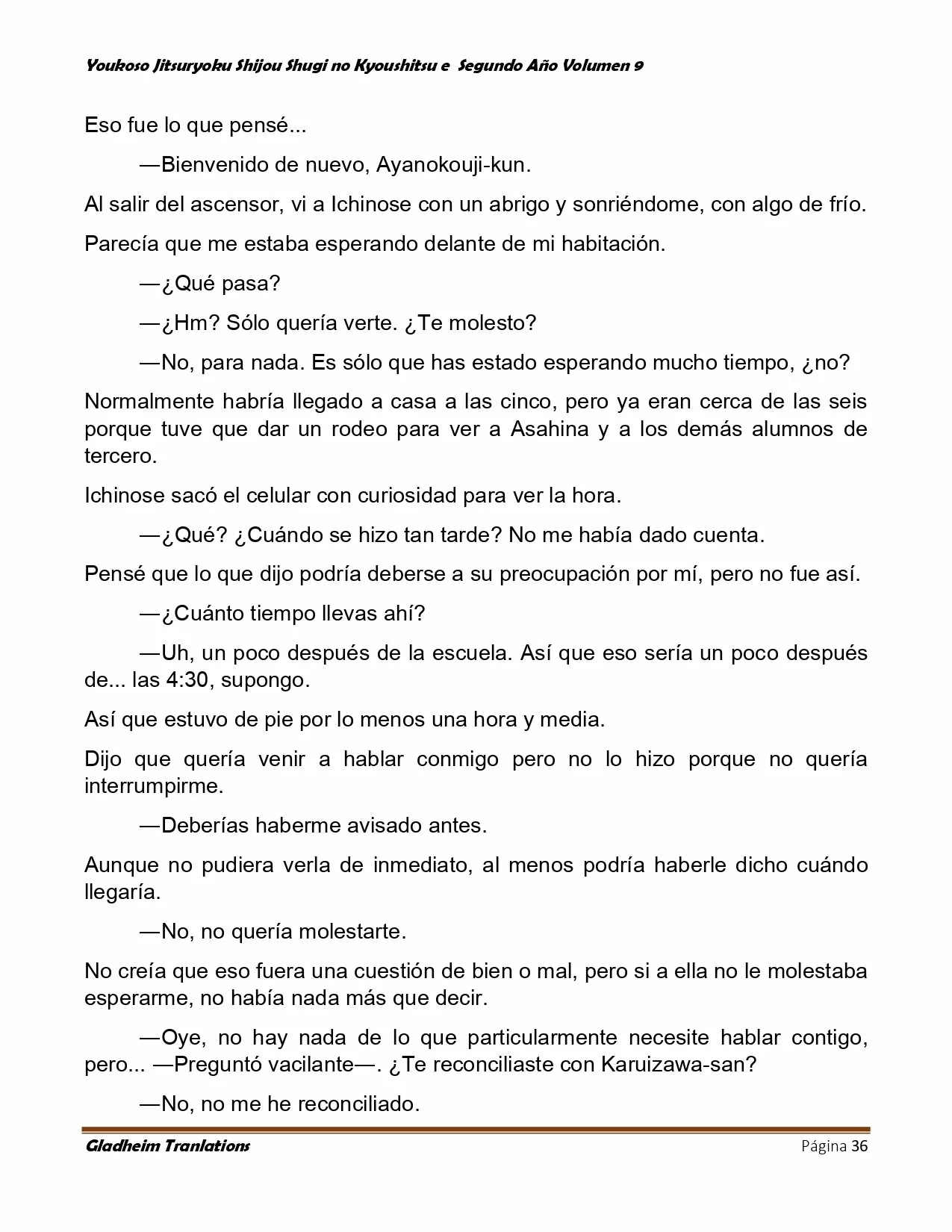 Página 36 del Manga