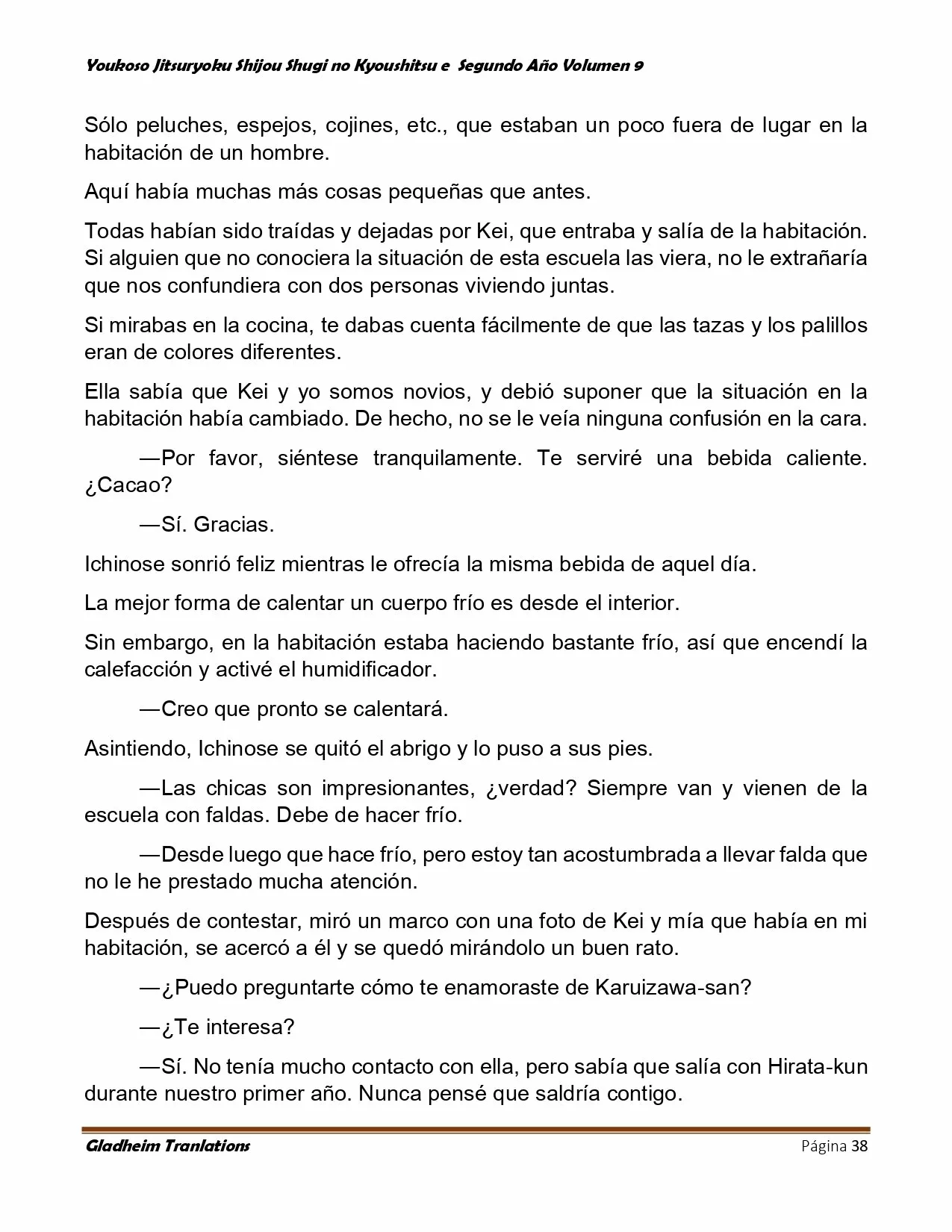 Página 38 del Manga