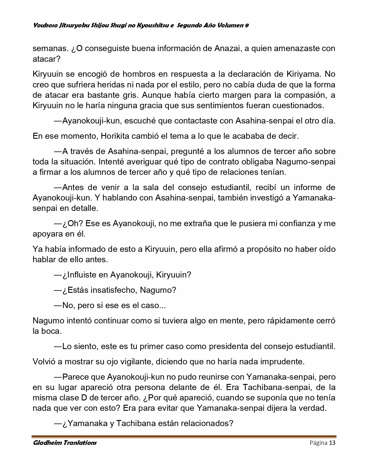 Página 13 del Manga