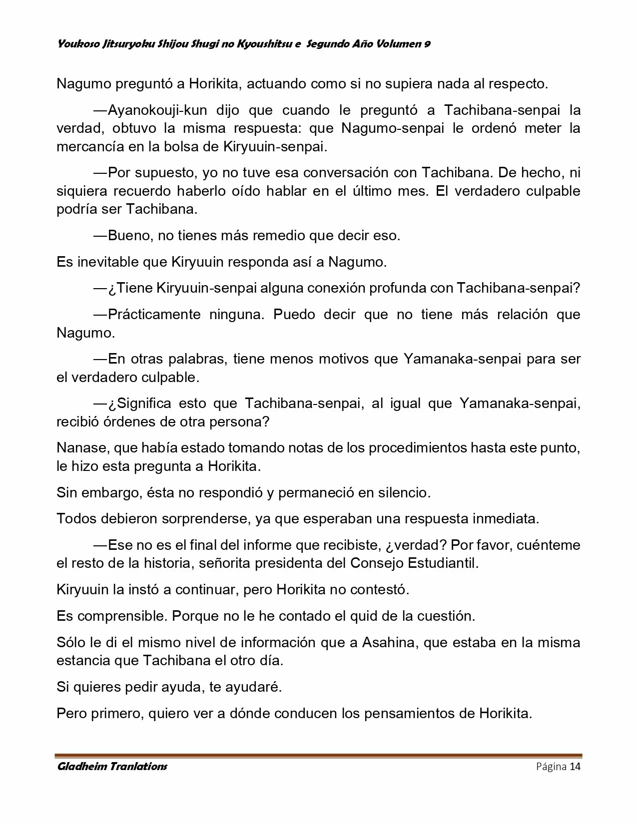 Página 14 del Manga