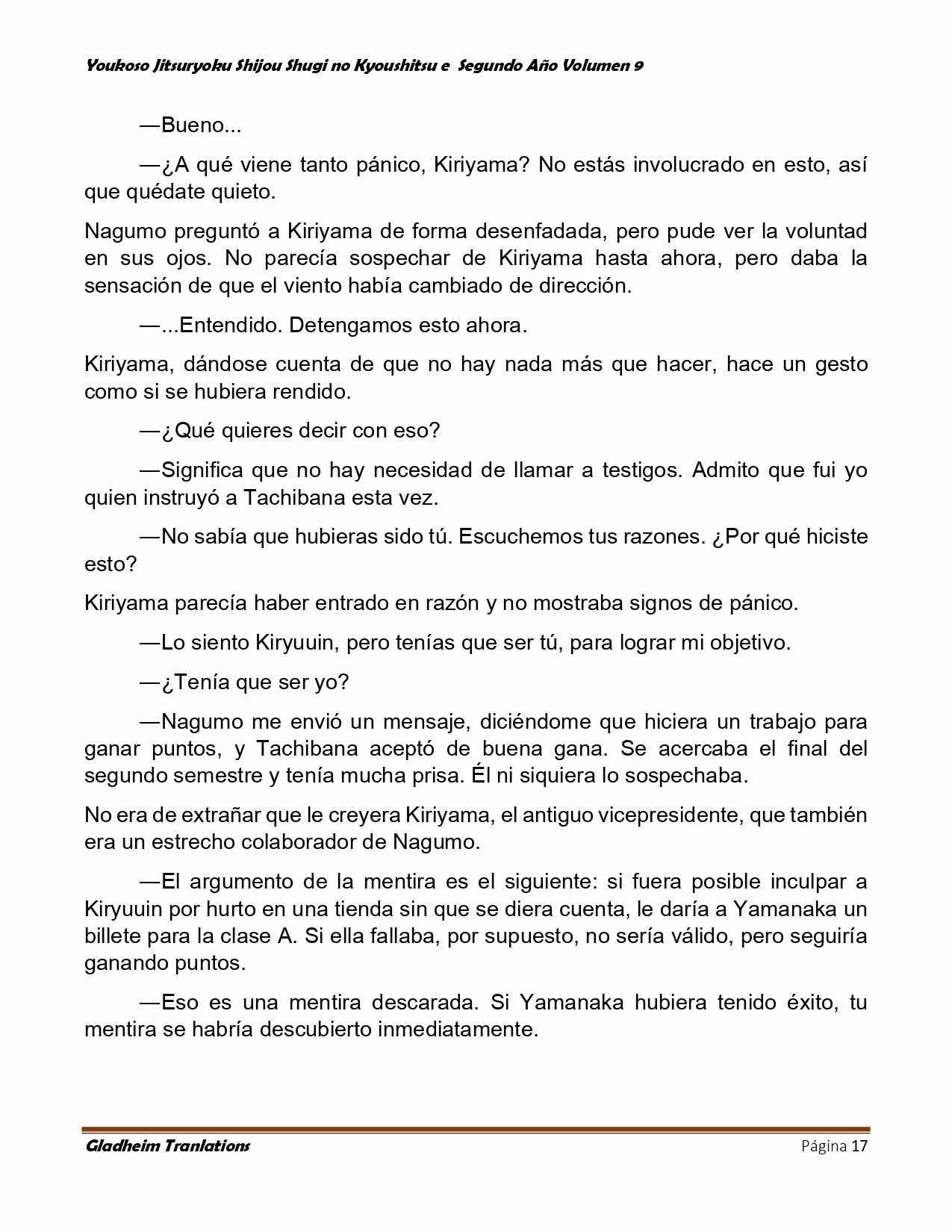 Página 17 del Manga