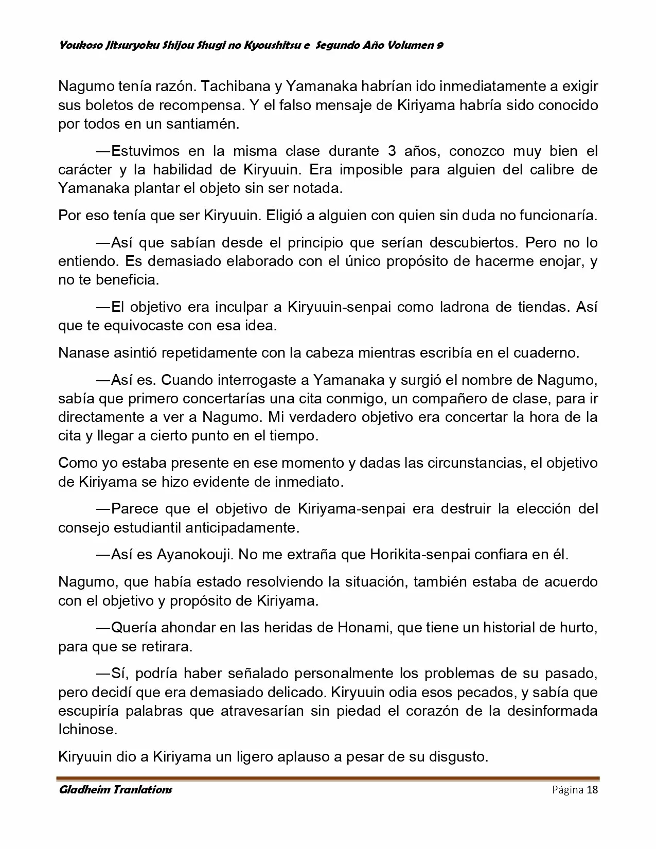 Página 18 del Manga