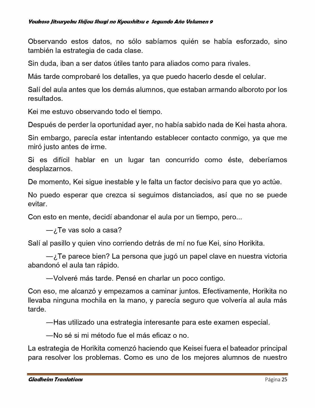 Página 25 del Manga