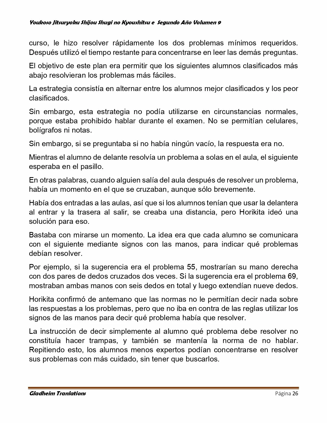 Página 26 del Manga