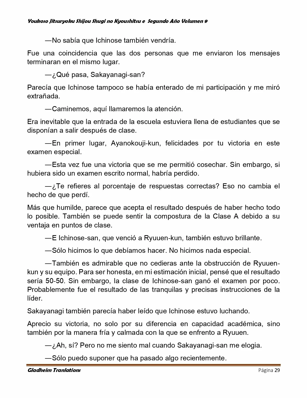 Página 29 del Manga