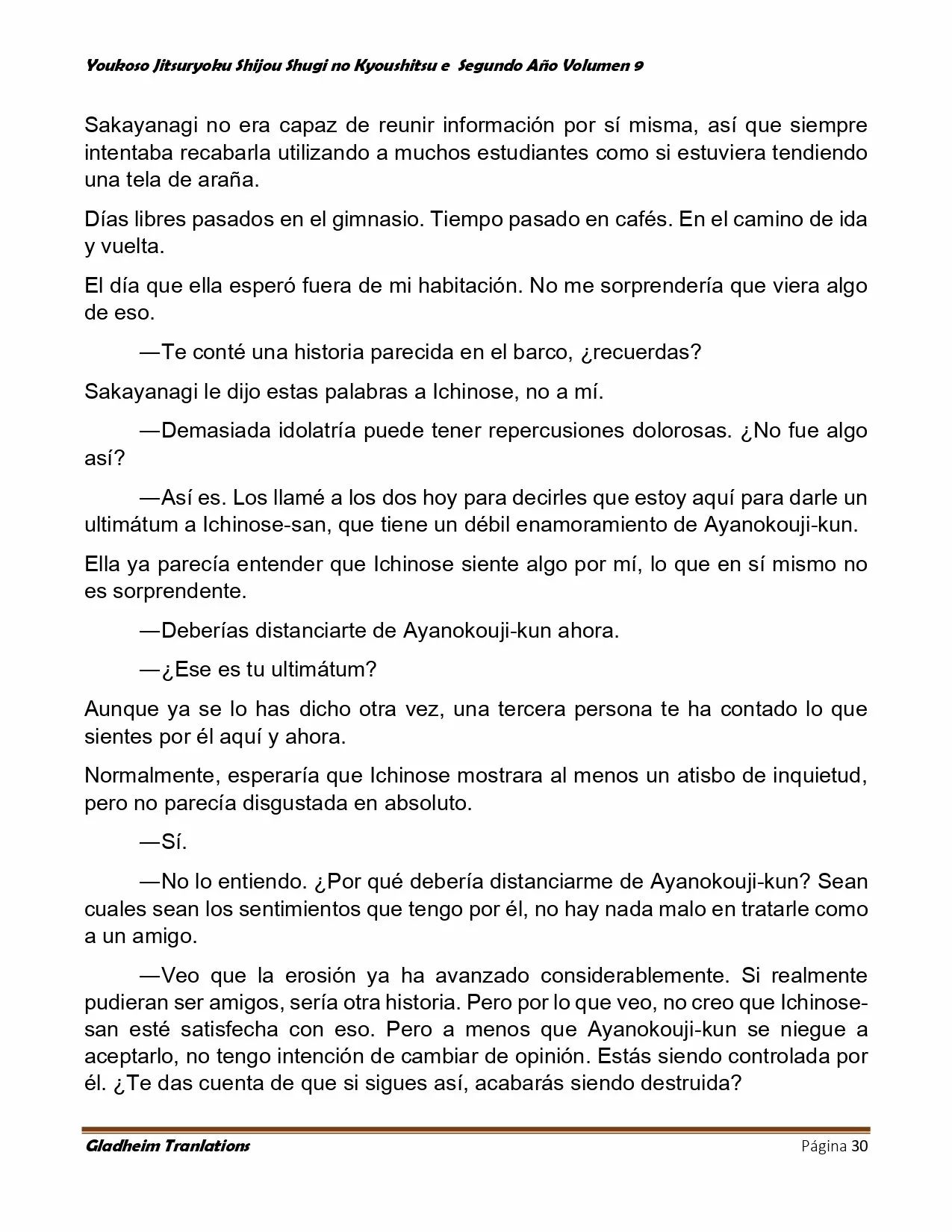 Página 30 del Manga