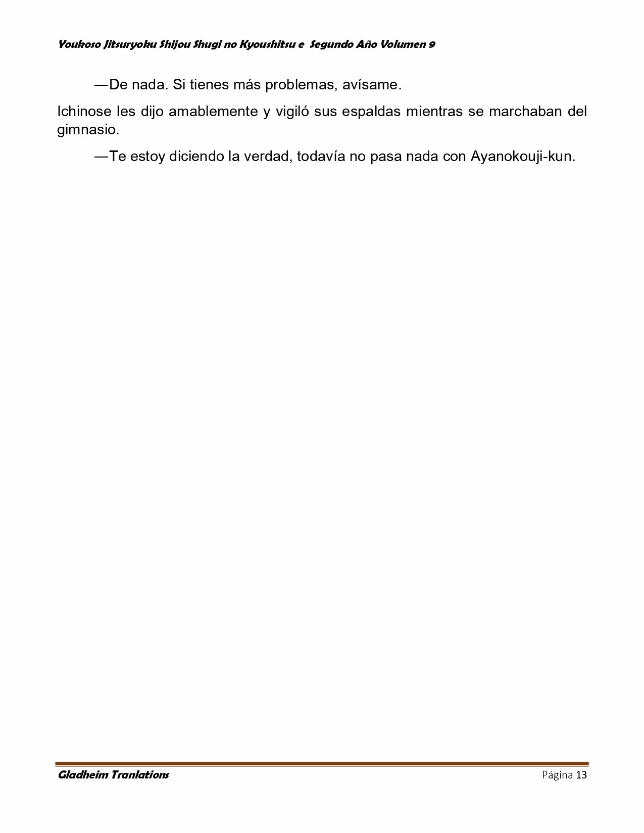 Página 13 del Manga