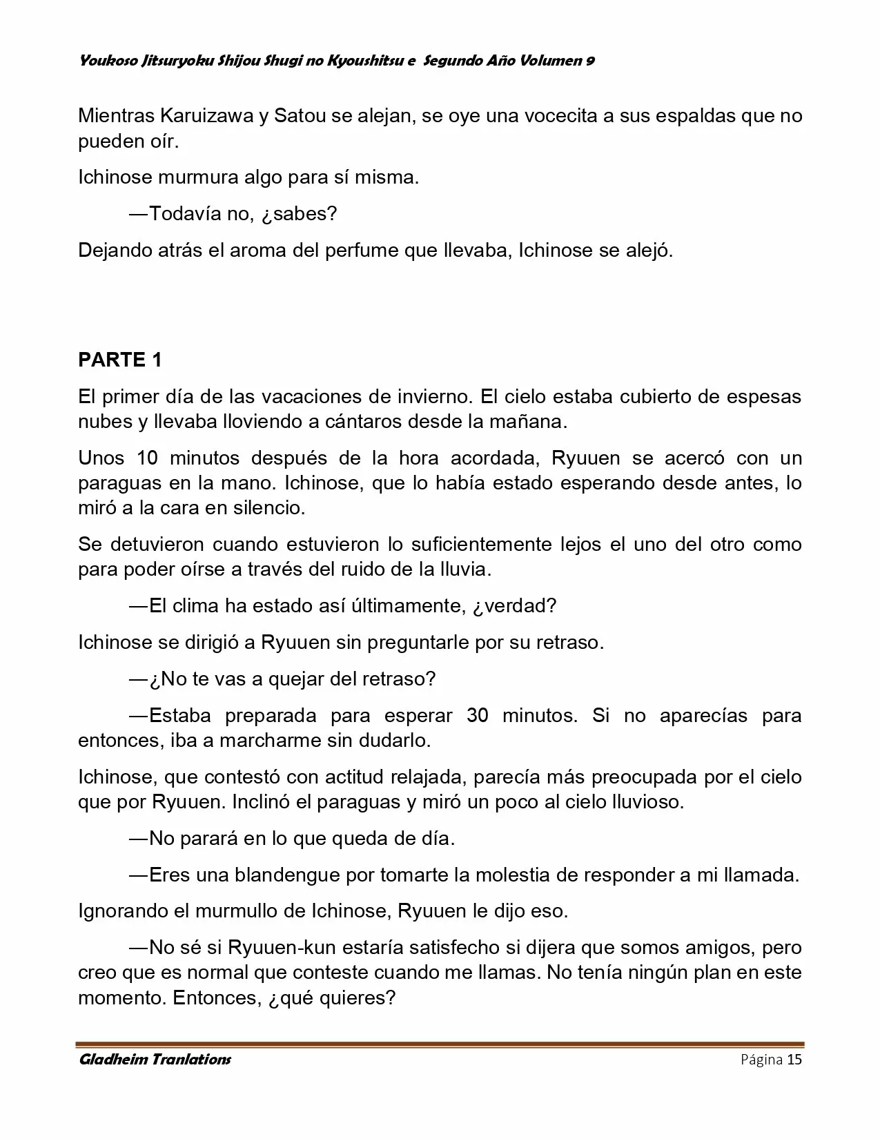 Página 15 del Manga