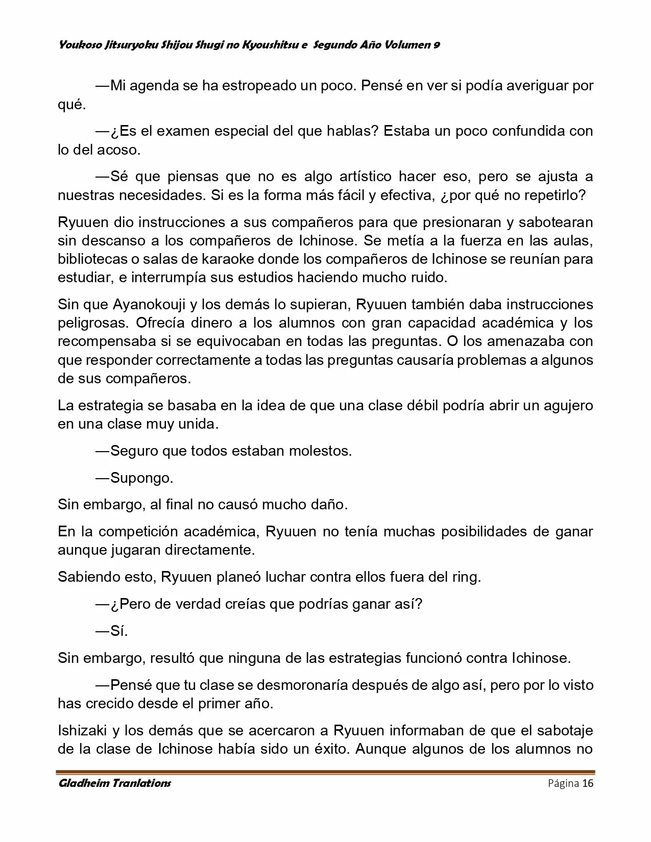 Página 16 del Manga