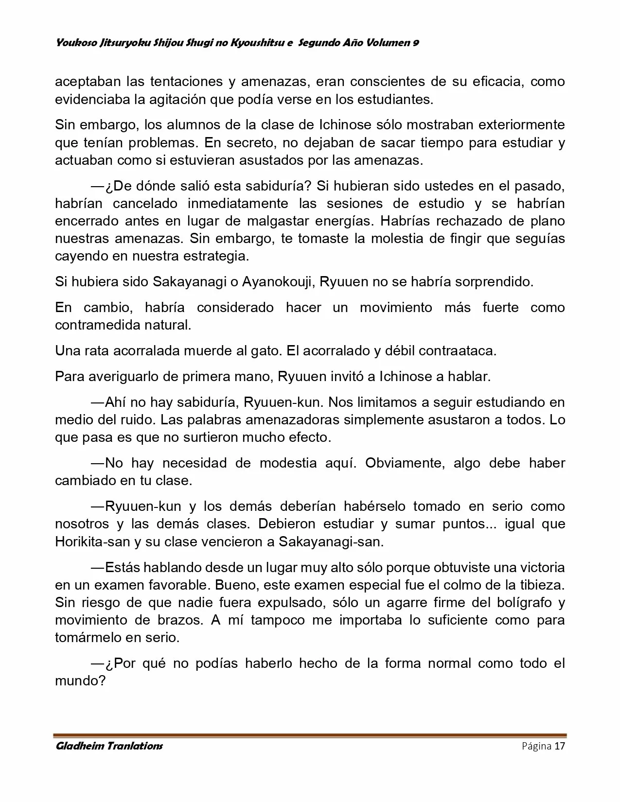 Página 17 del Manga