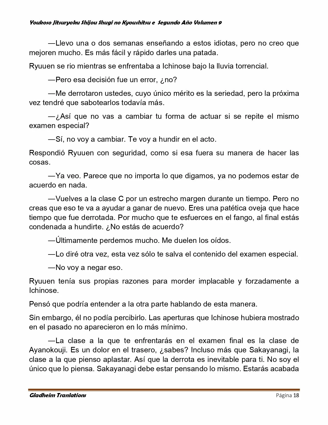 Página 18 del Manga