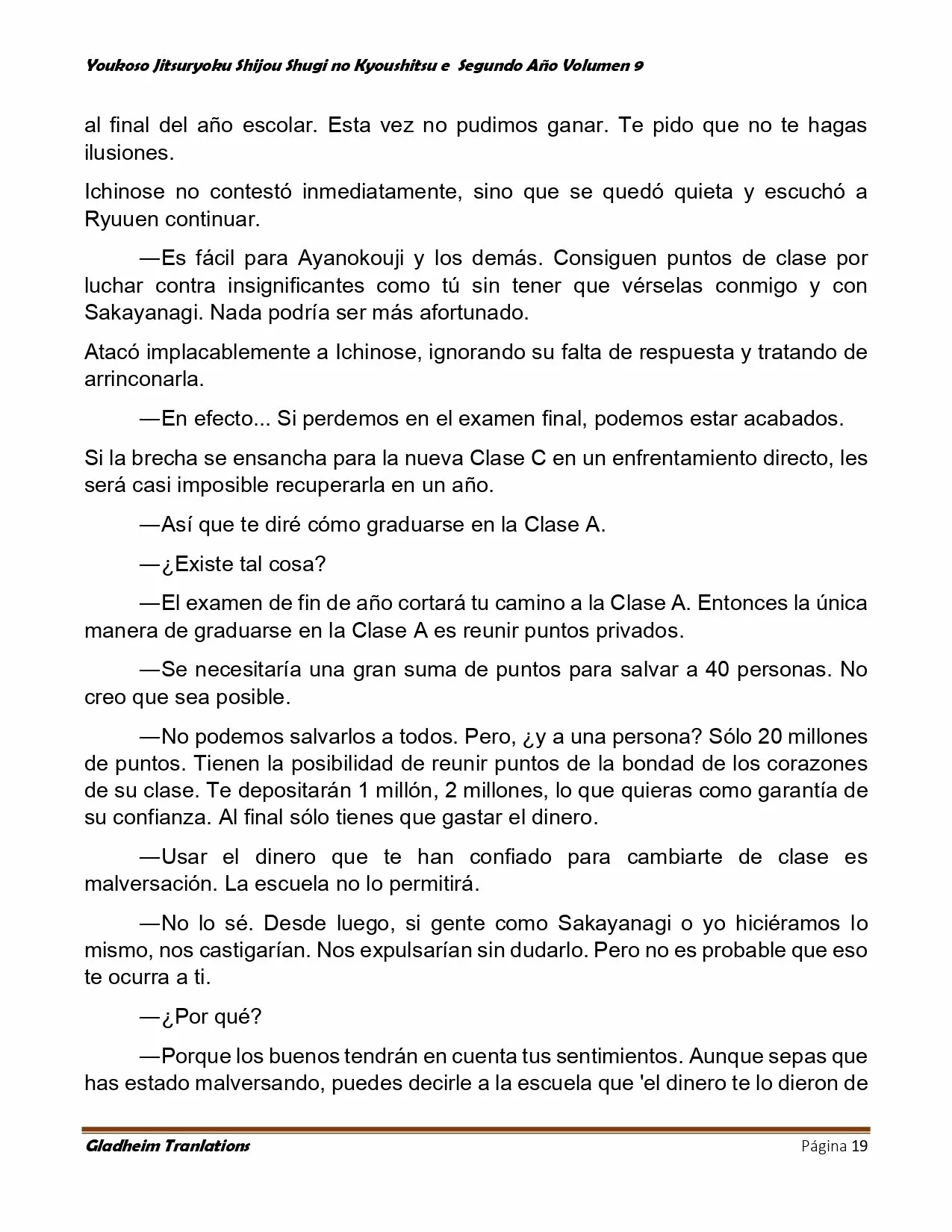 Página 19 del Manga