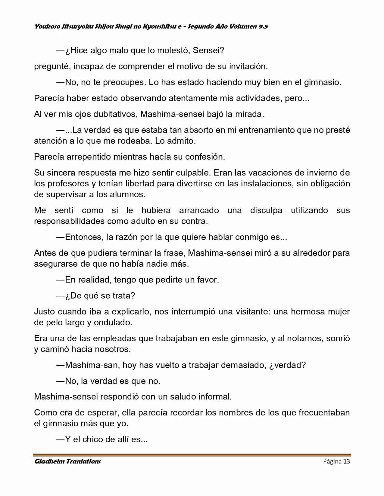 Página 13 del Manga