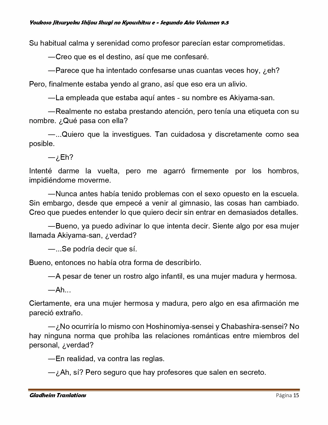 Página 15 del Manga