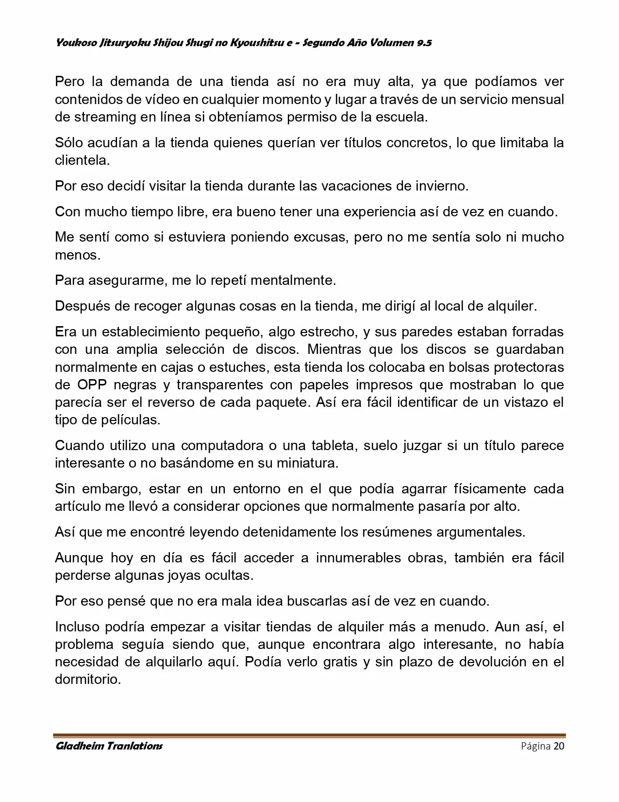 Página 20 del Manga