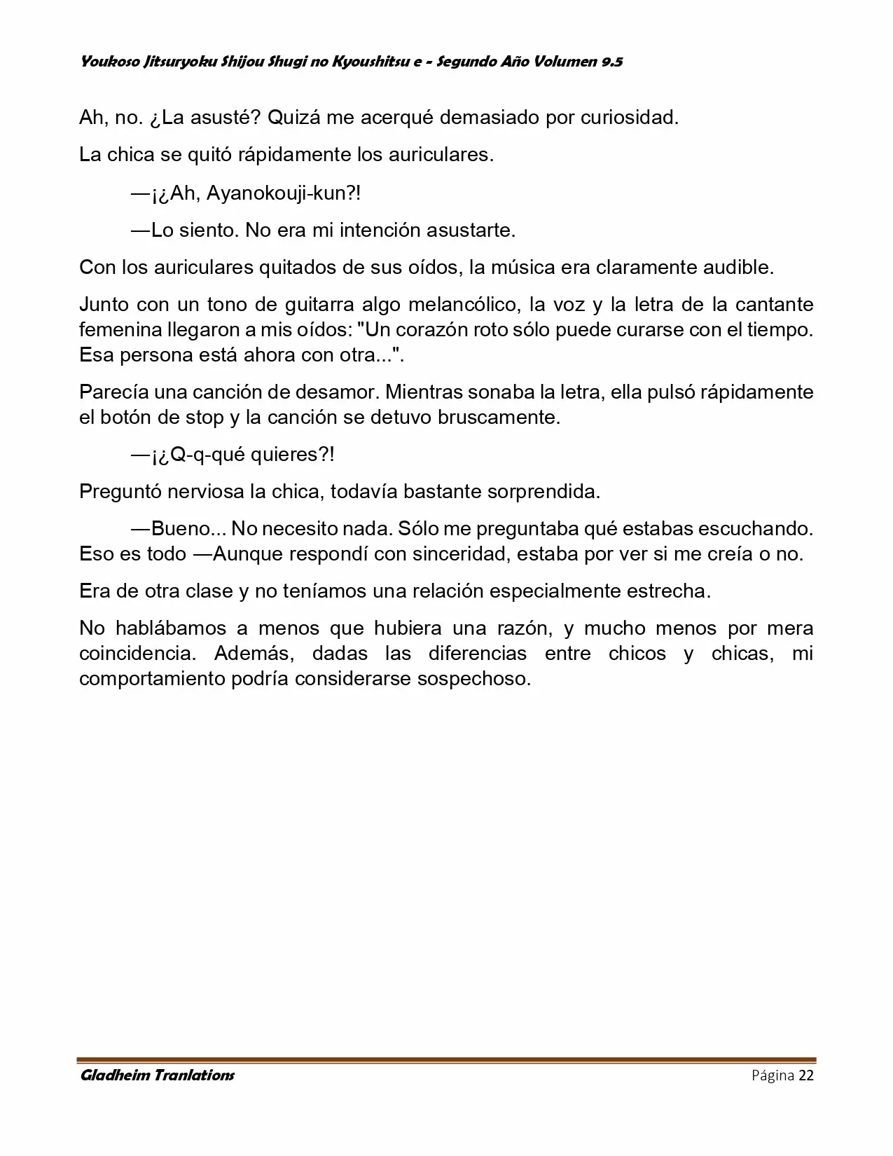 Página 22 del Manga