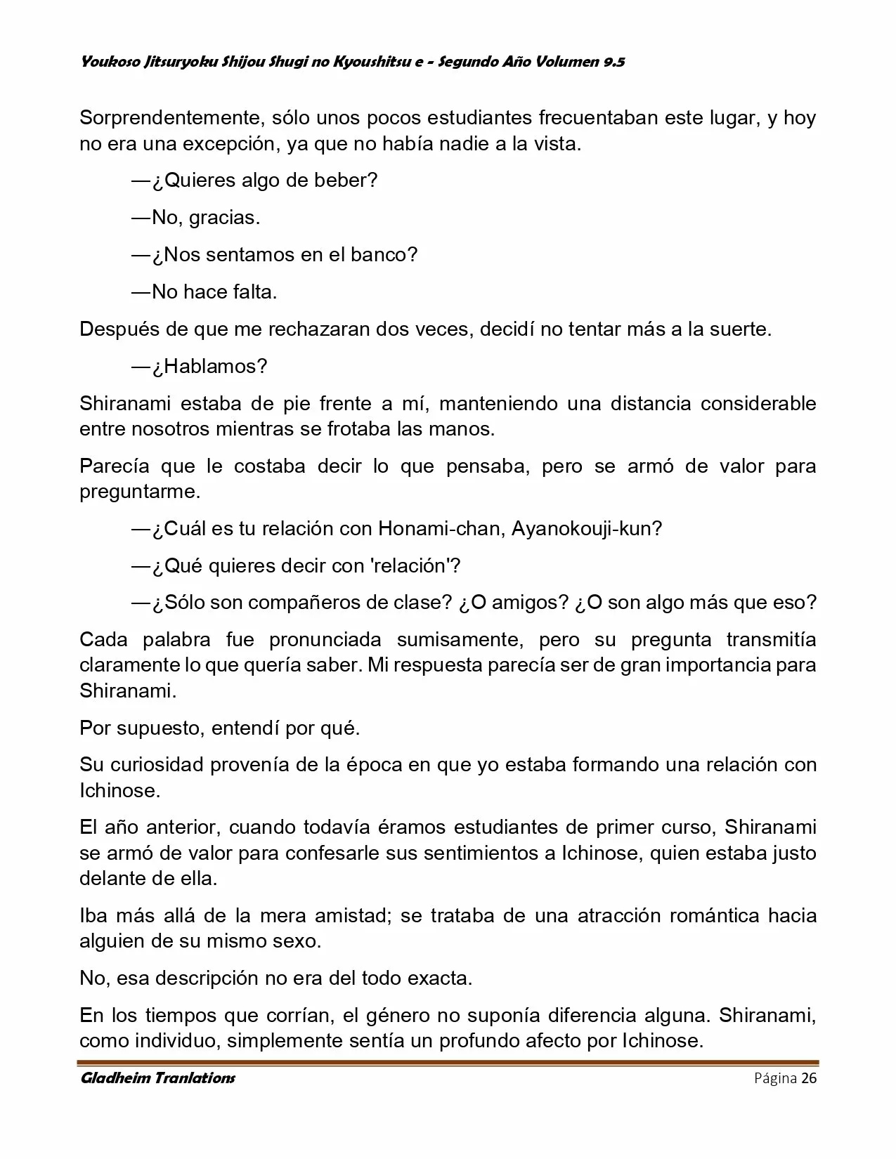 Página 26 del Manga