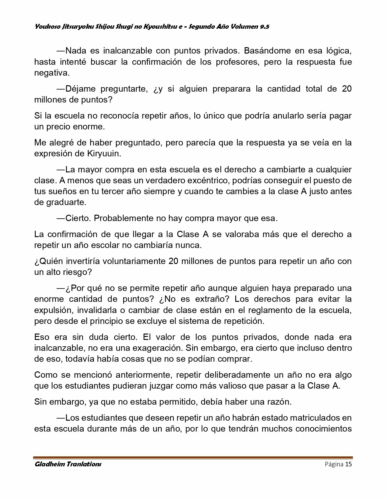 Página 15 del Manga