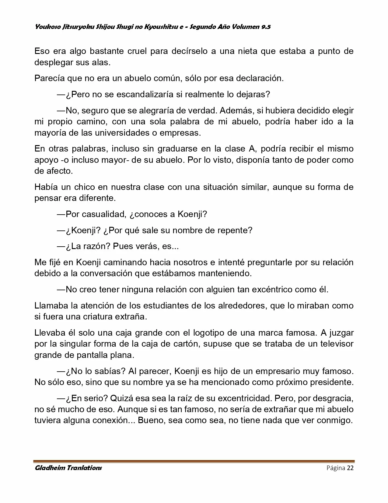 Página 22 del Manga