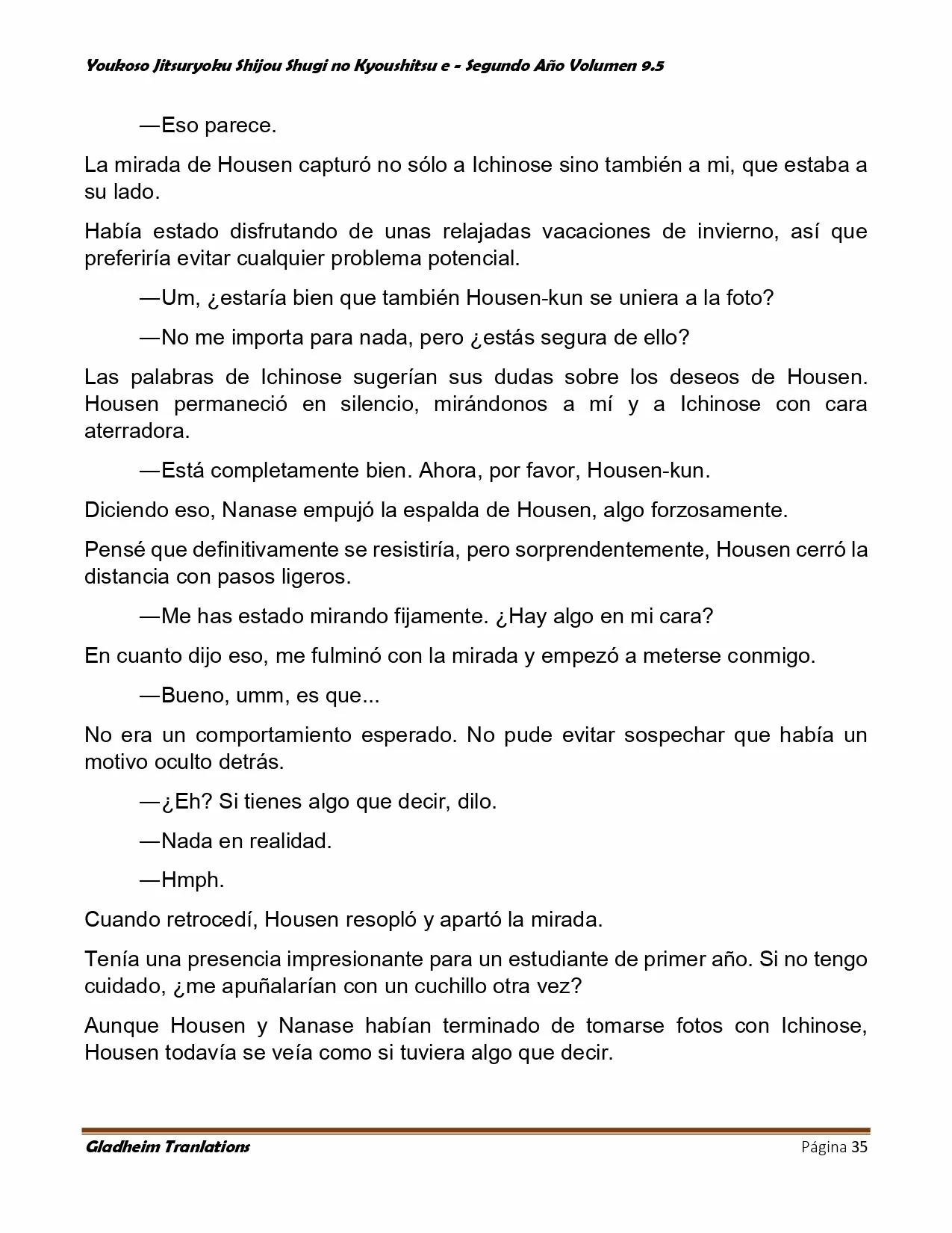 Página 35 del Manga