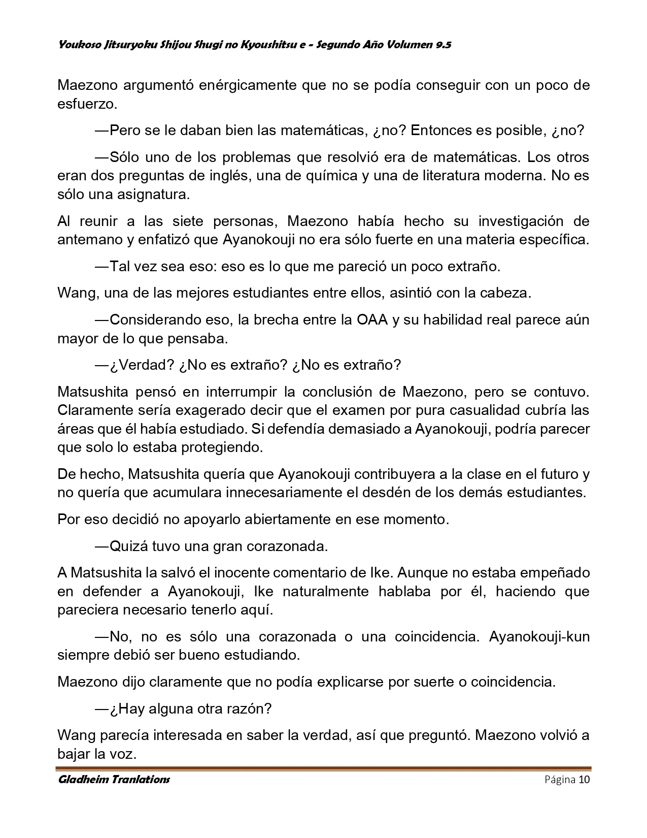 Página 10 del Manga