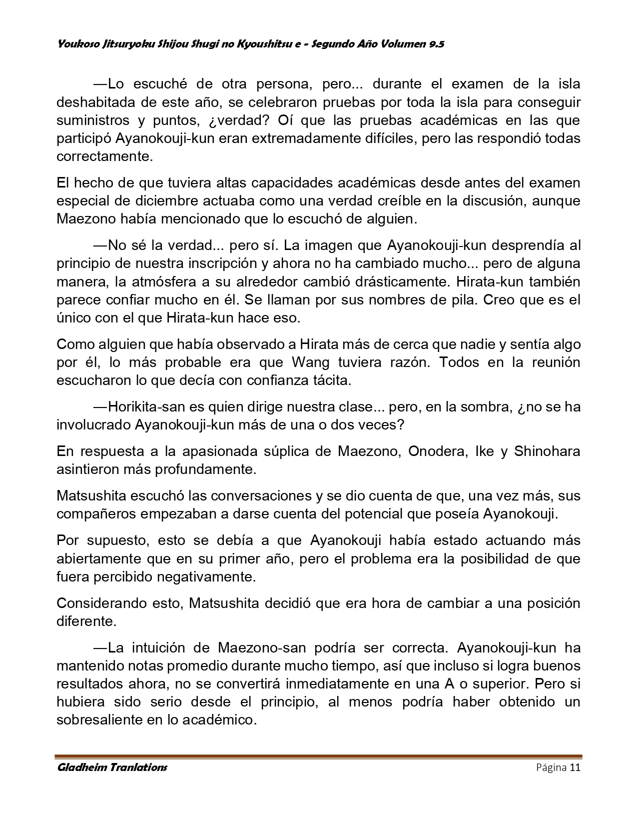 Página 11 del Manga