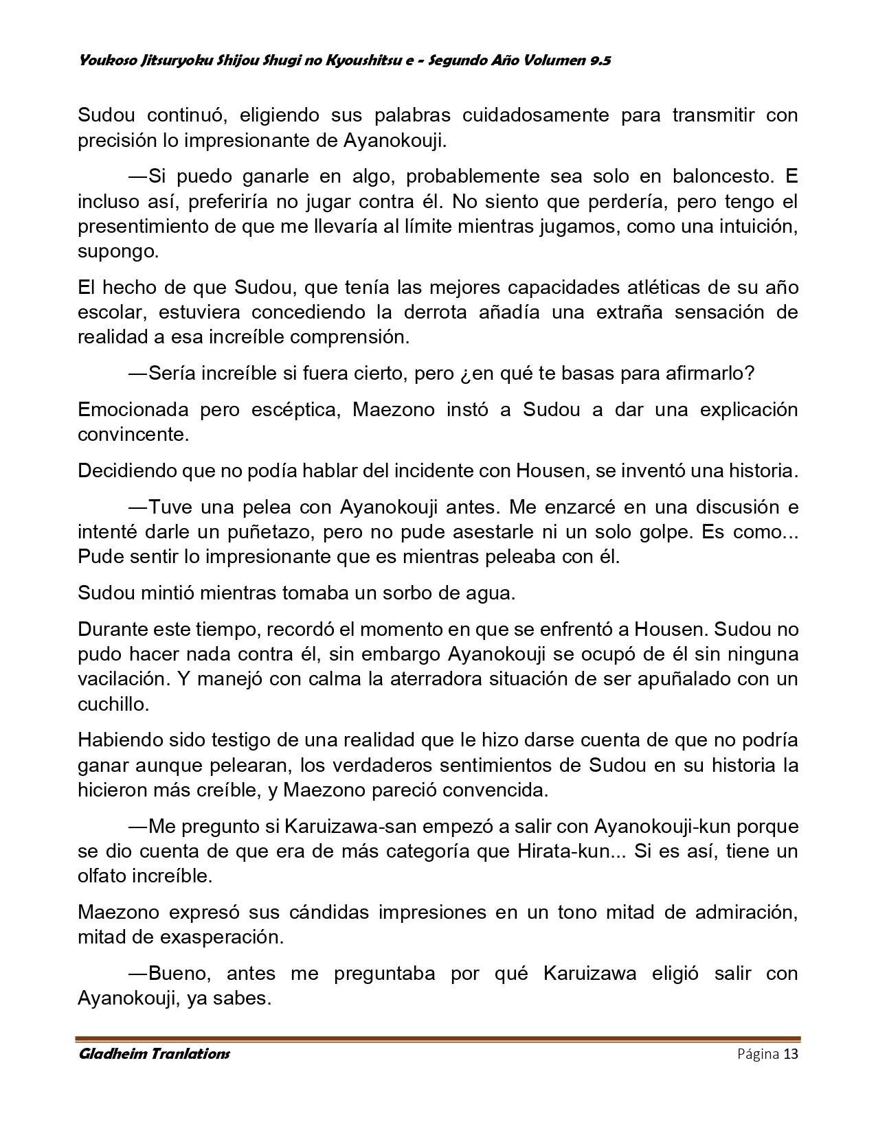 Página 13 del Manga