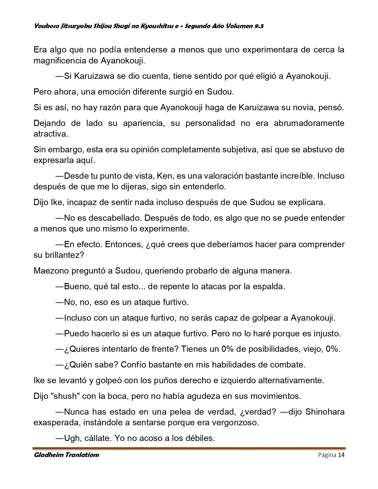 Página 14 del Manga