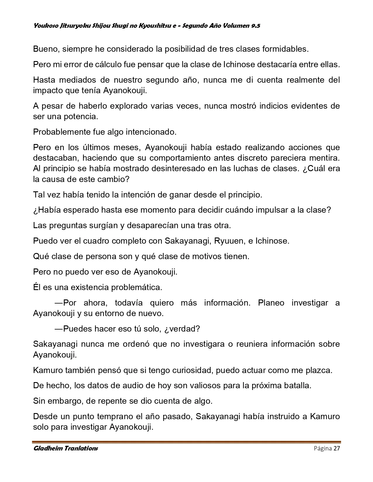 Página 27 del Manga