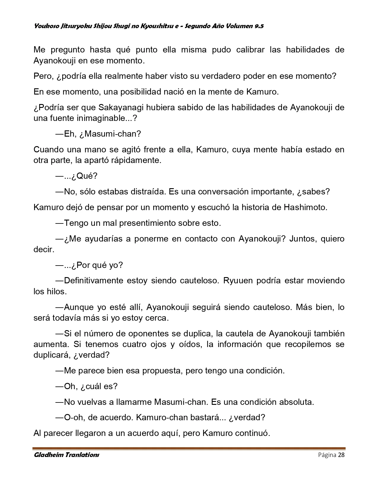 Página 28 del Manga