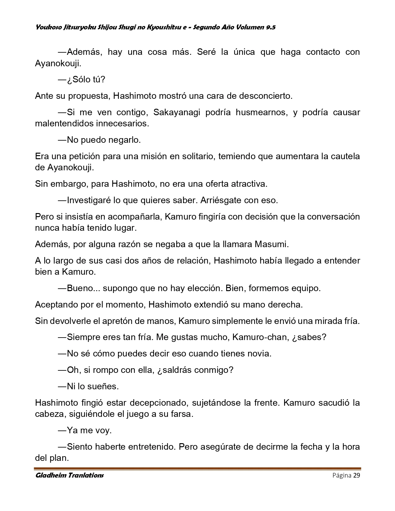 Página 29 del Manga